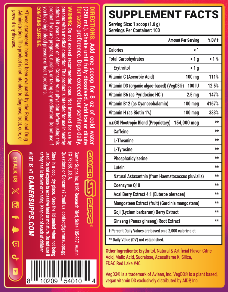 Strawberry Lemonade - 100 Servings Nährwertangaben anzeigen