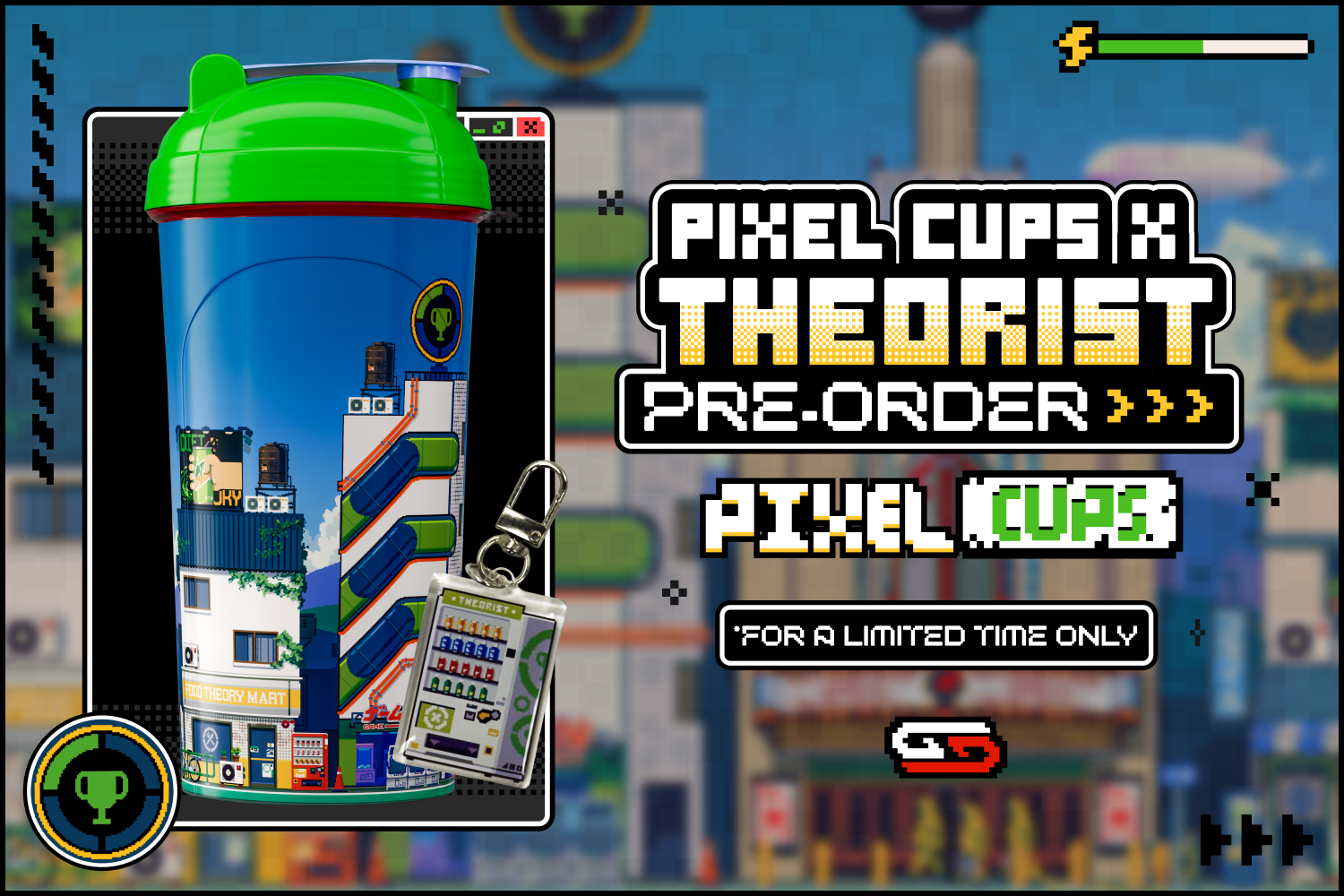 PIXEL CUPS x Theorist - Gamer Supps