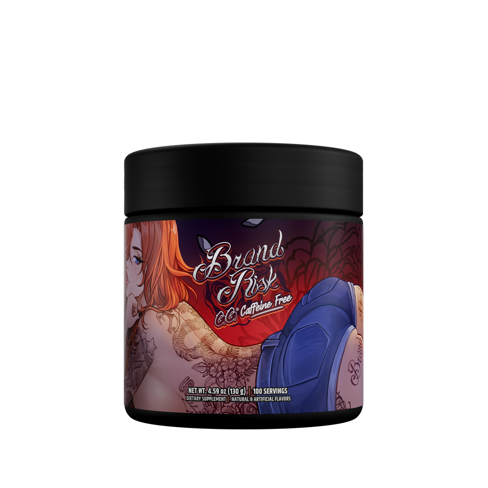 Brand Risk "Inked Edition" by PaymoneyWubby Caffeine Free - 100 Servings - Gamer Supps