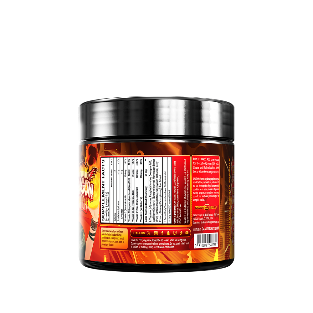 Burning Dragon Punch Caffeine Free - 100 Servings