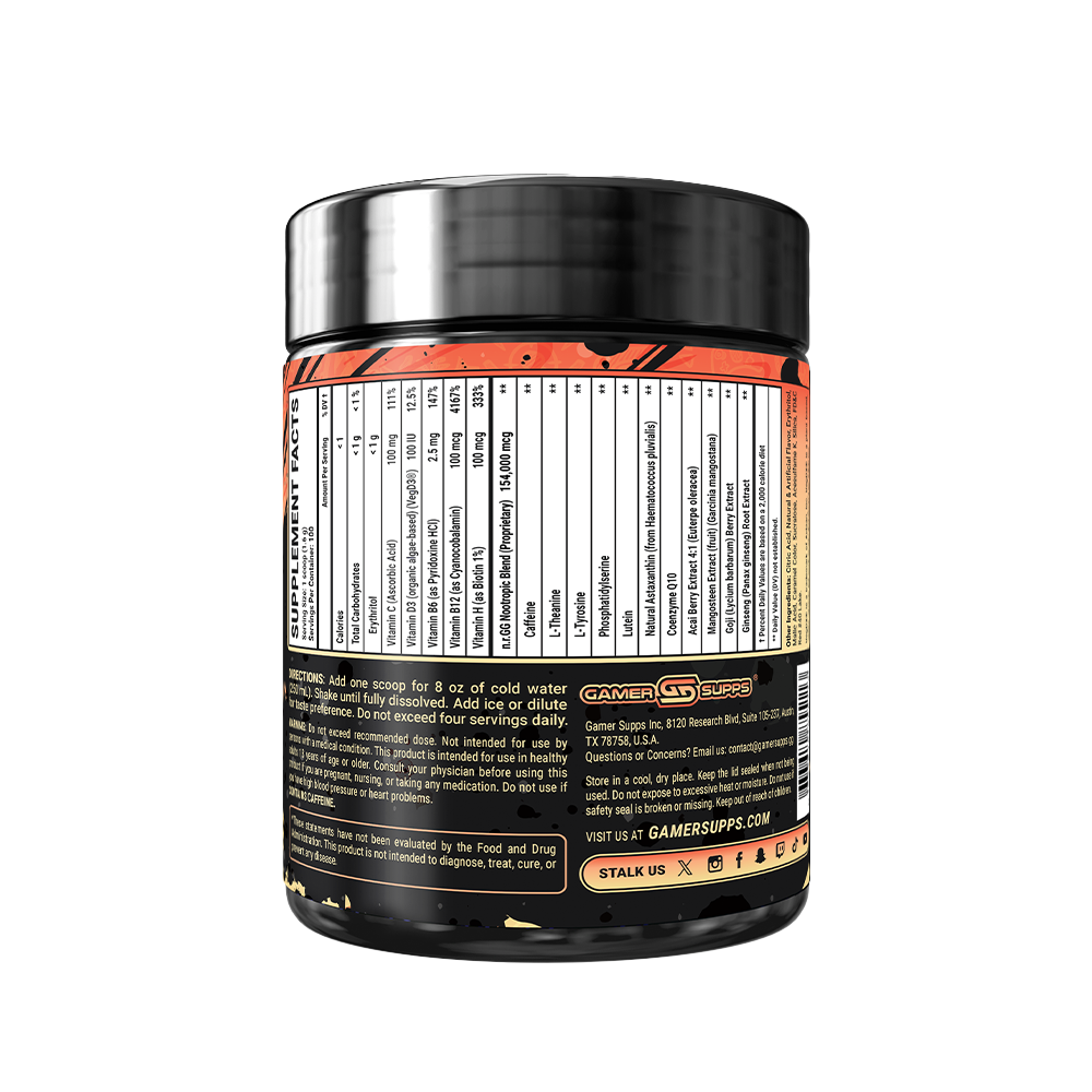 Mama Case's Peach Tea - 100 Servings - Gamer Supps