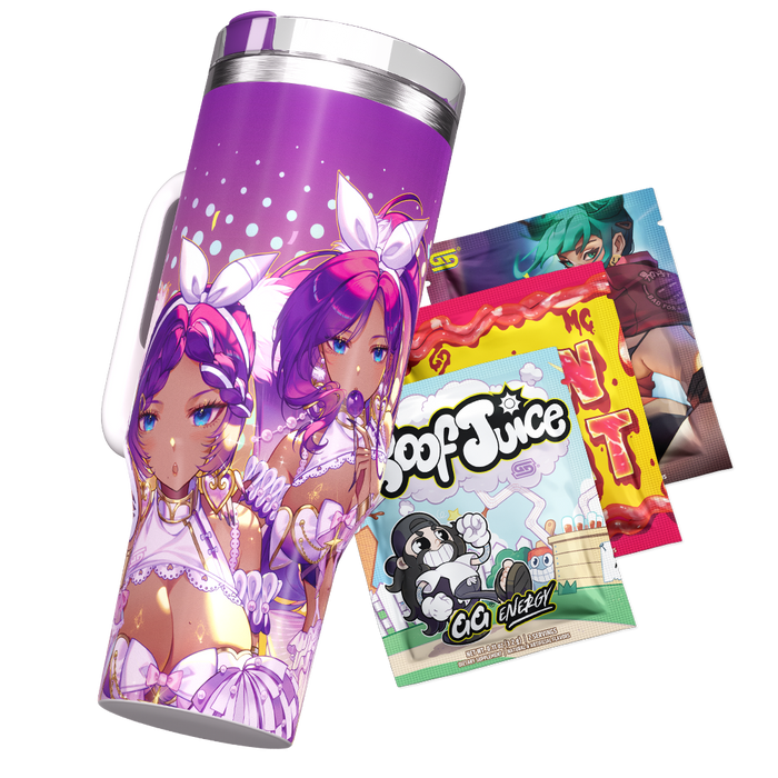 Waifu Cups x ChaChaYourVmom: Metal Tumbler - Gamer Supps
