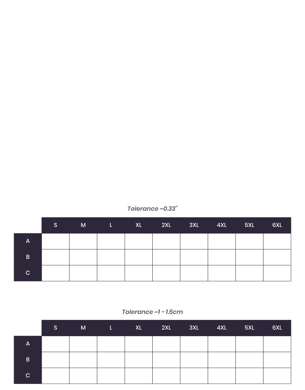 View Size Chart