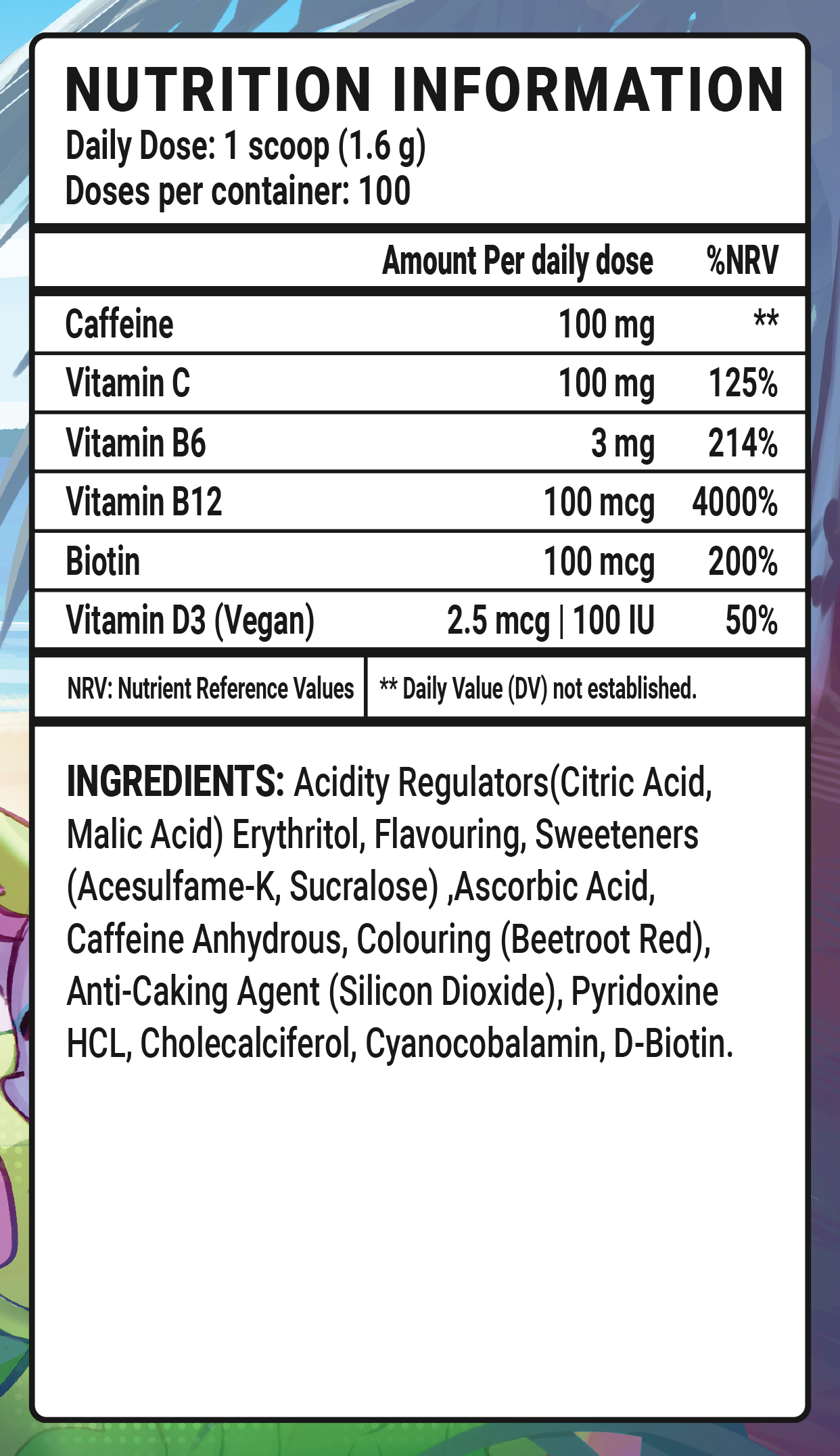 Sakura Splash - 100 Servings (EU) View Supplement Facts