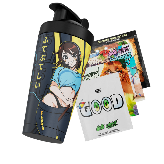 Waifu Cups x Flats: Metal Shaker - Gamer Supps