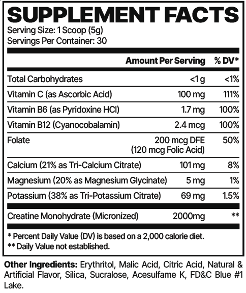 Caseoh's Nuclear Bombsicle GAMERAID - 30 Servings Nährwertangaben anzeigen