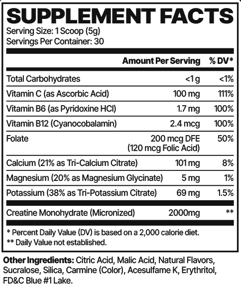 Motion Potion GAMERAID - 30 Servings Nährwertangaben anzeigen