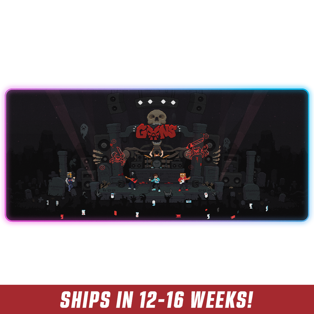PIXEL CUPS x GOONS RGB Mouse Pad - Gamer Supps