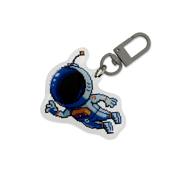PIXEL CUPS: Astro Lounge Keychain - Gamer Supps