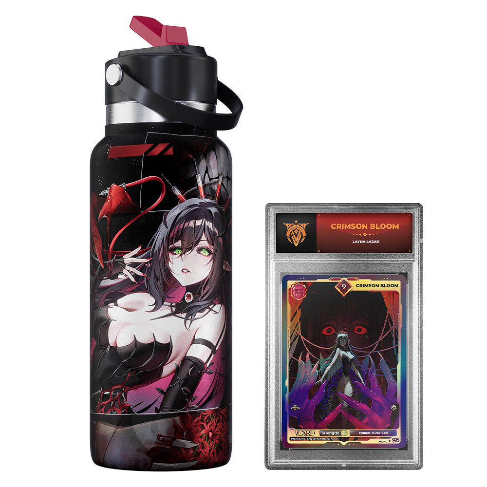 Waifu Cups x Layna Lazar: Blood Queen Metal Tumbler - Gamer Supps