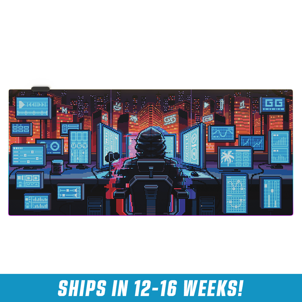 PIXEL CUPS x Max0r RGB Mouse Pad - Gamer Supps