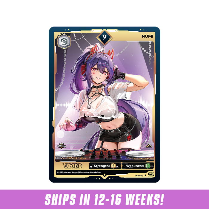 Creator Cups x Numi: VCard Promo Card (Info) - Gamer Supps