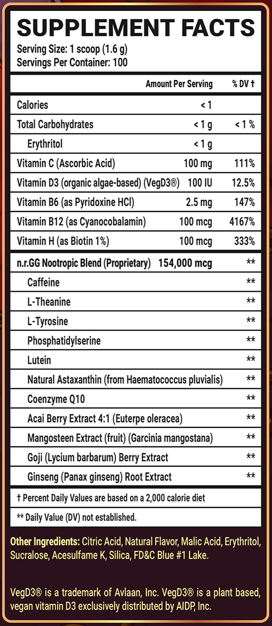 PayPerSip Limited Edition - 100 Servings Nährwertangaben anzeigen