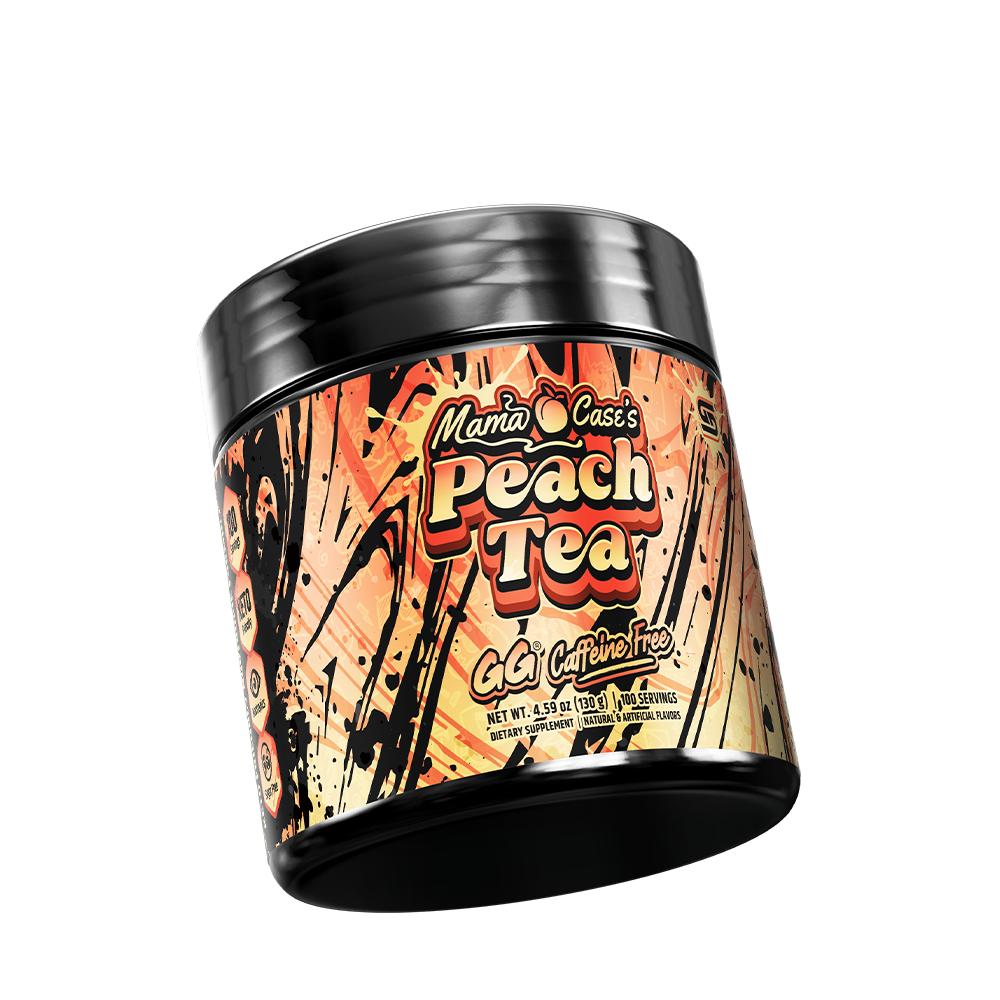 Mama Case's Peach Tea Caffeine Free - 100 Servings - Gamer Supps
