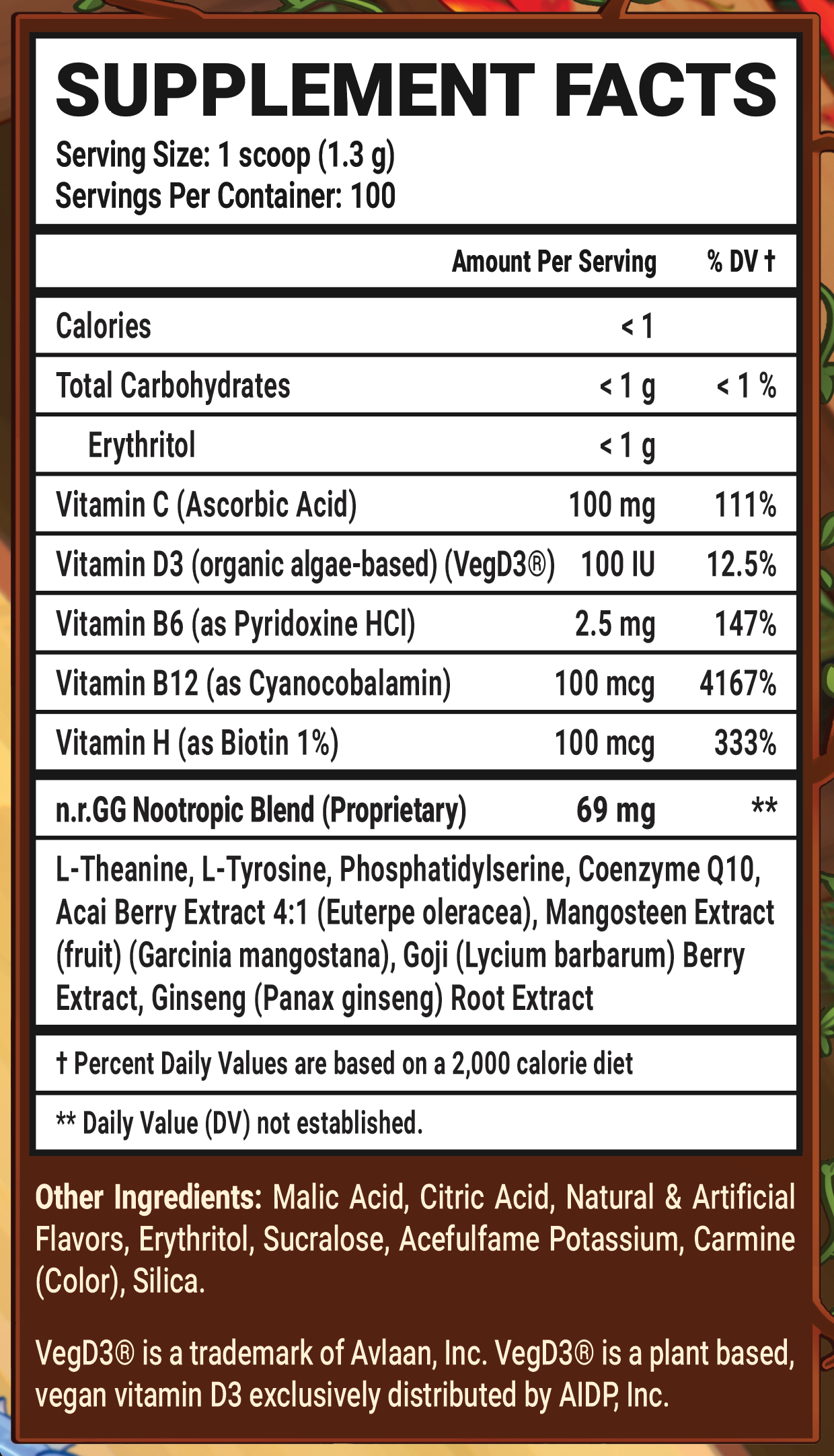 Plowed and Proud GG by Vienna Caffeine Free - 100 Servings View Supplement Facts