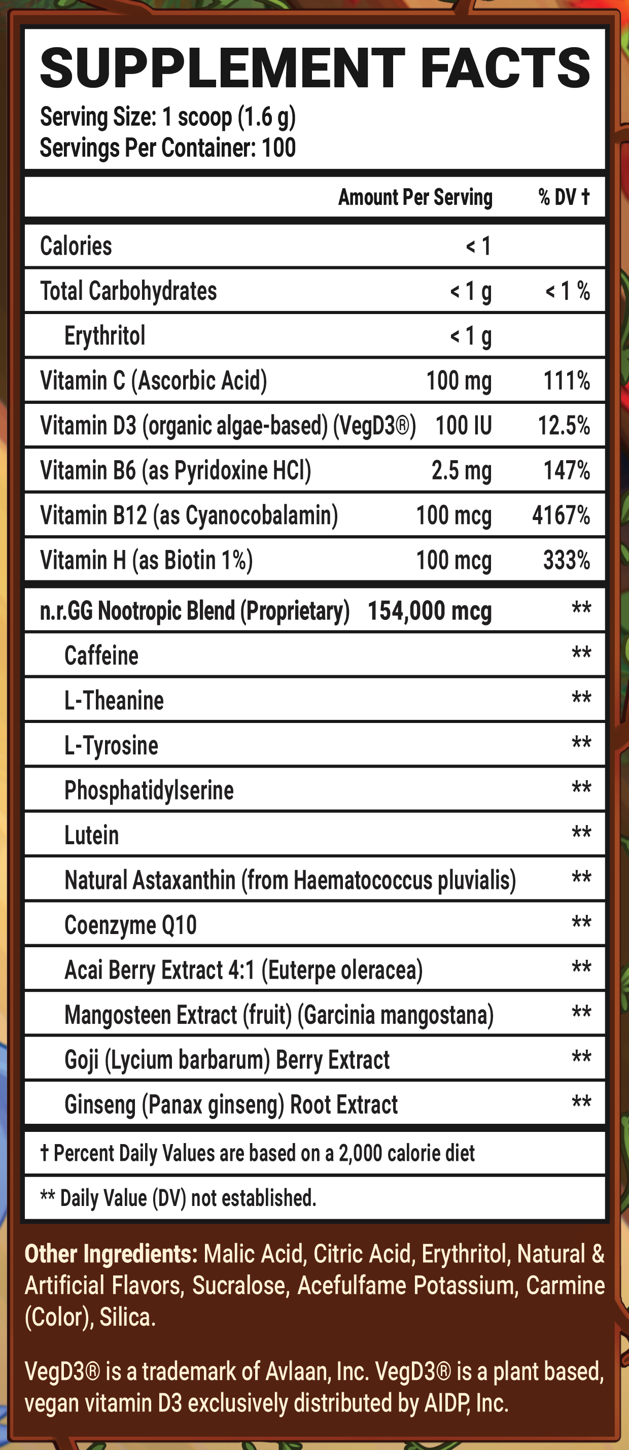 Plowed and Proud GG by Vienna - 100 Servings View Supplement Facts