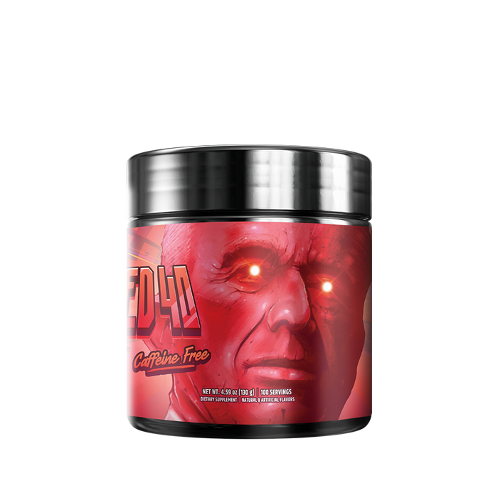 Red 40 Caffeine Free  - 100 Servings - Gamer Supps