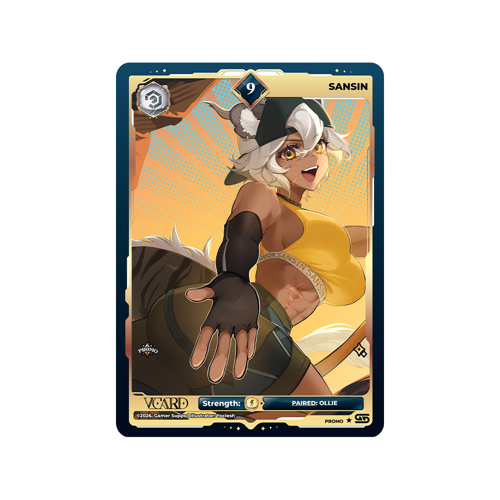 Sansin: VCard Promo Card (Info) - Gamer Supps