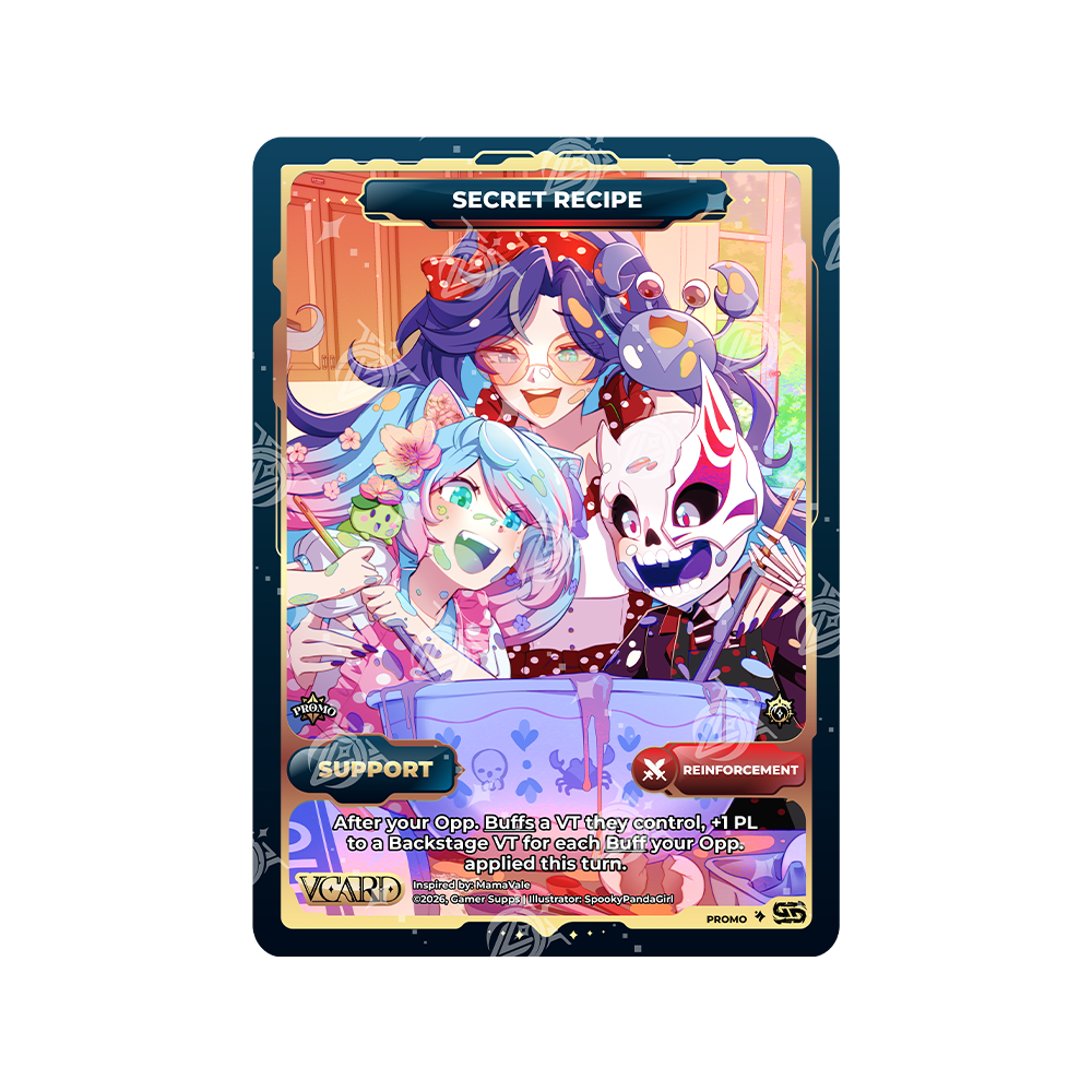 MamaVale: "Secret Recipe" VCard Promo Card - Gamer Supps