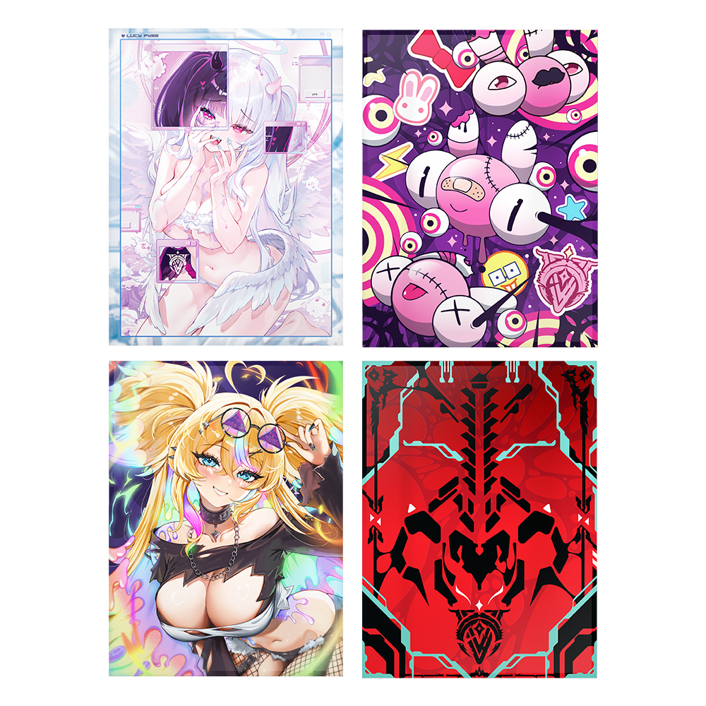 VCard Card Sleeves: Divine Chaos V2 - Gamer Supps