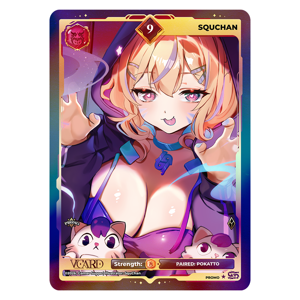 SquChan: Space Pokkulto Promo VCard (Product) - Gamer Supps