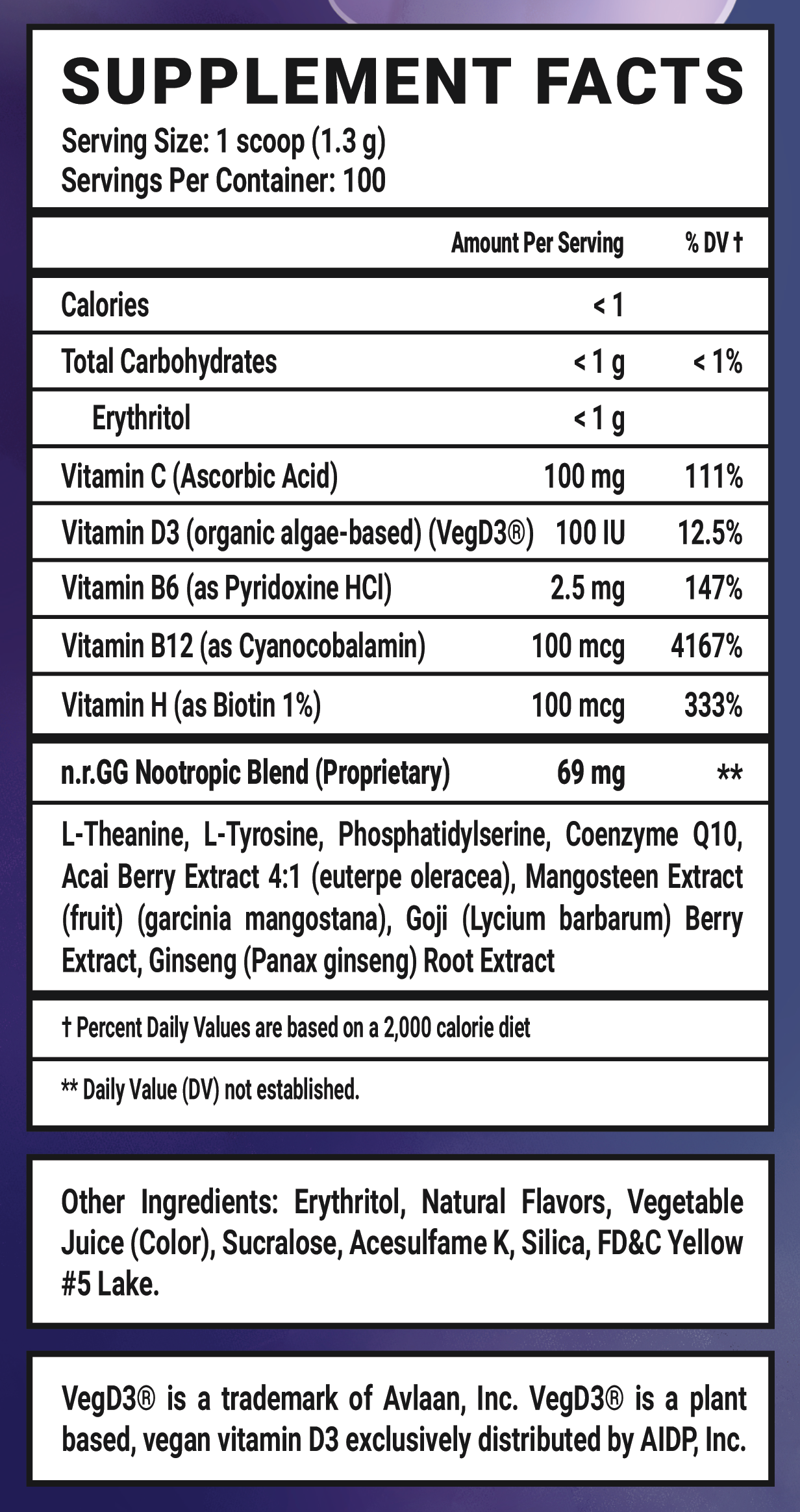 Banana Propaganda Caffeine Free - 100 Servings View Supplement Facts