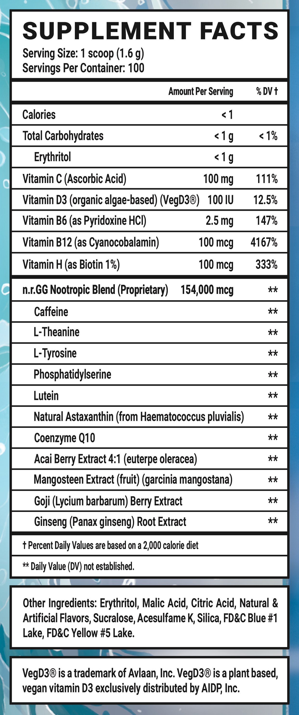 Chug Juice GG by LazarBeam - 100 Servings View Supplement Facts
