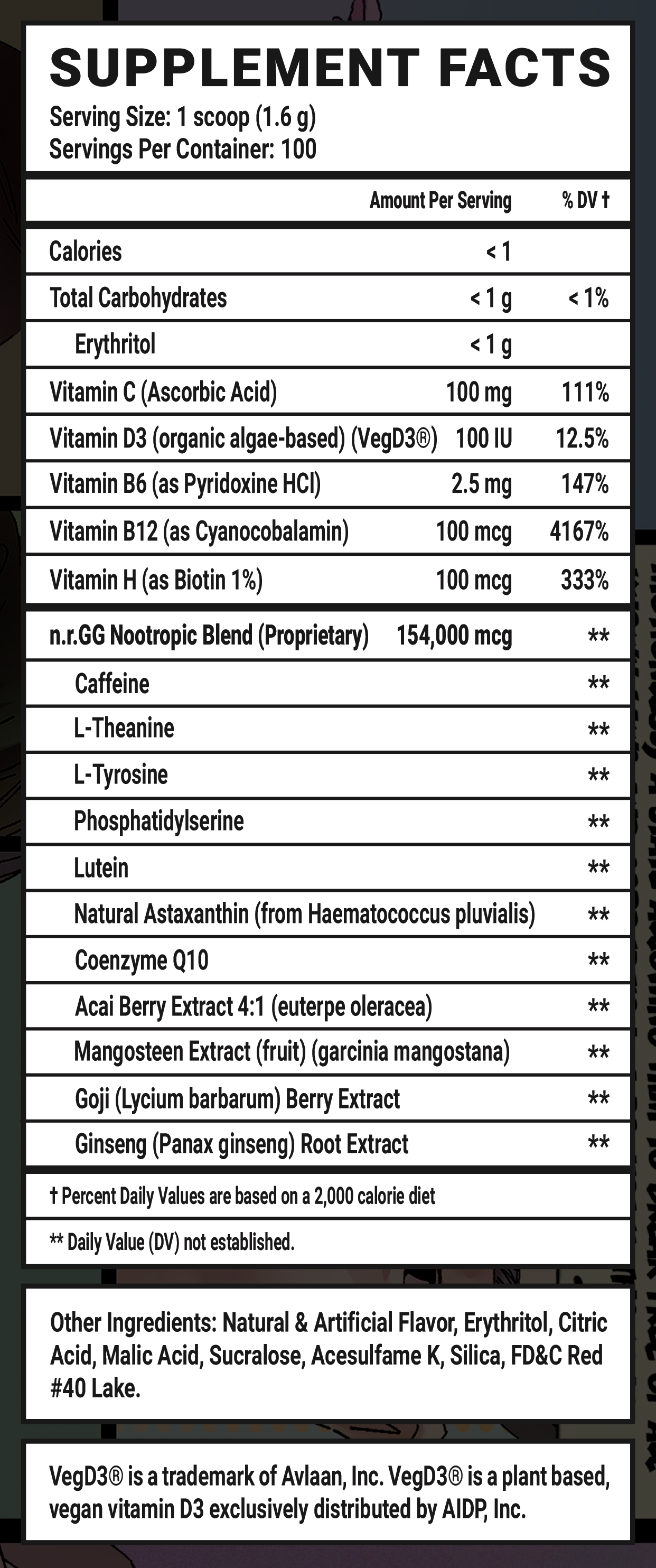 Steven He's Emotional Damage - 100 Servings View Supplement Facts