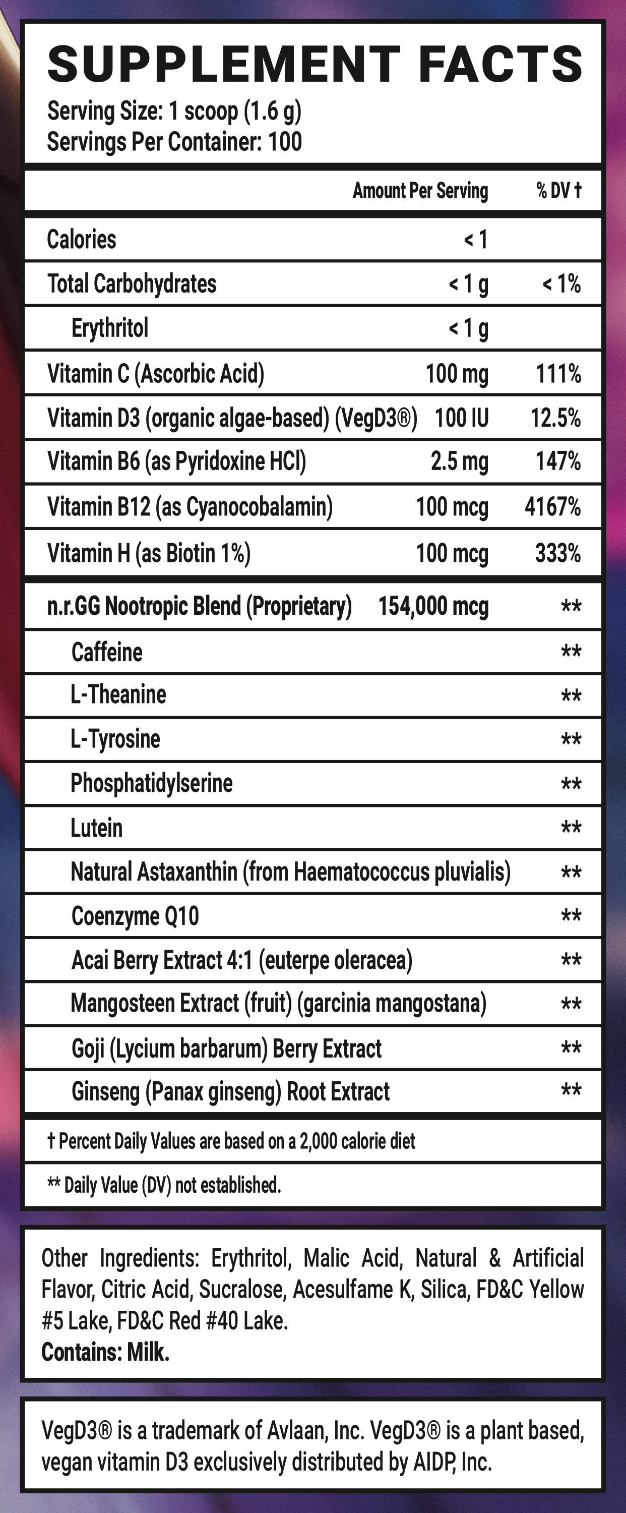 Incel Tears - 100 Servings View Supplement Facts