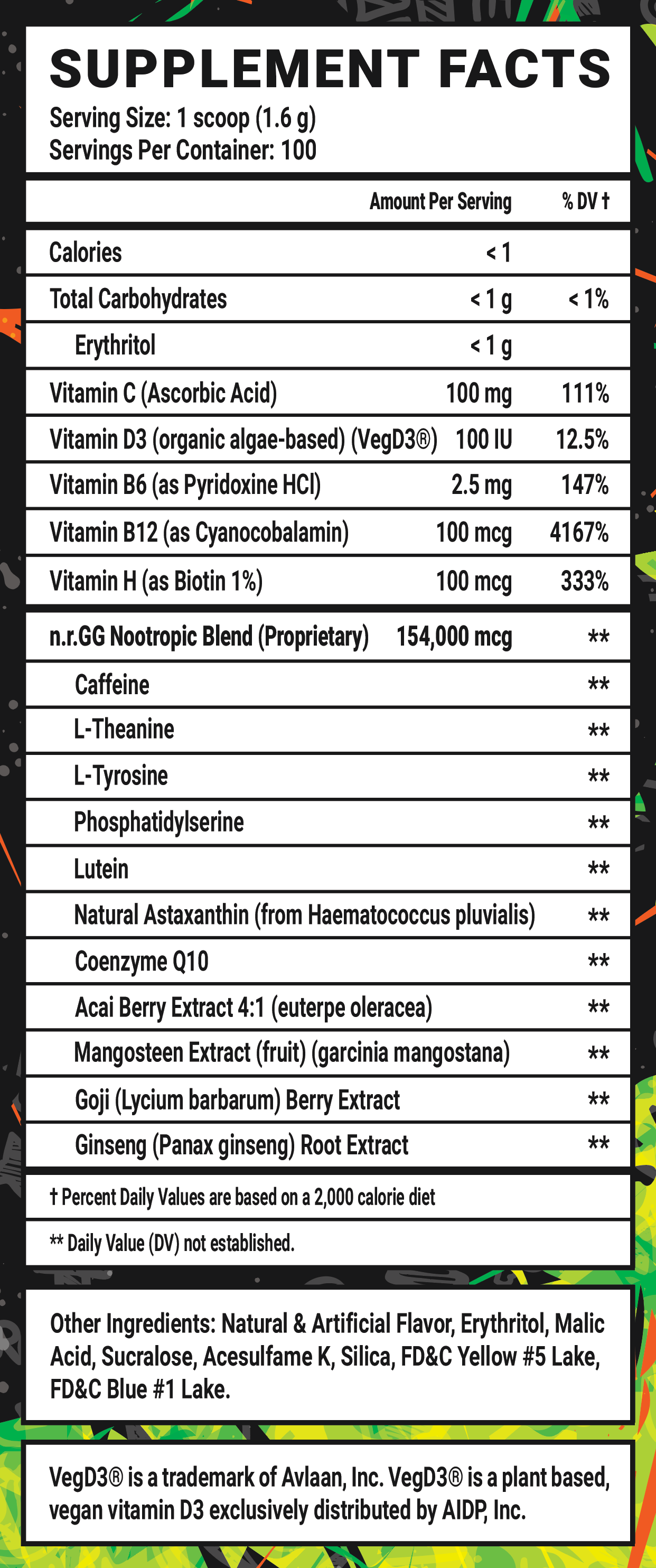 Just Melon - 100 Servings View Supplement Facts