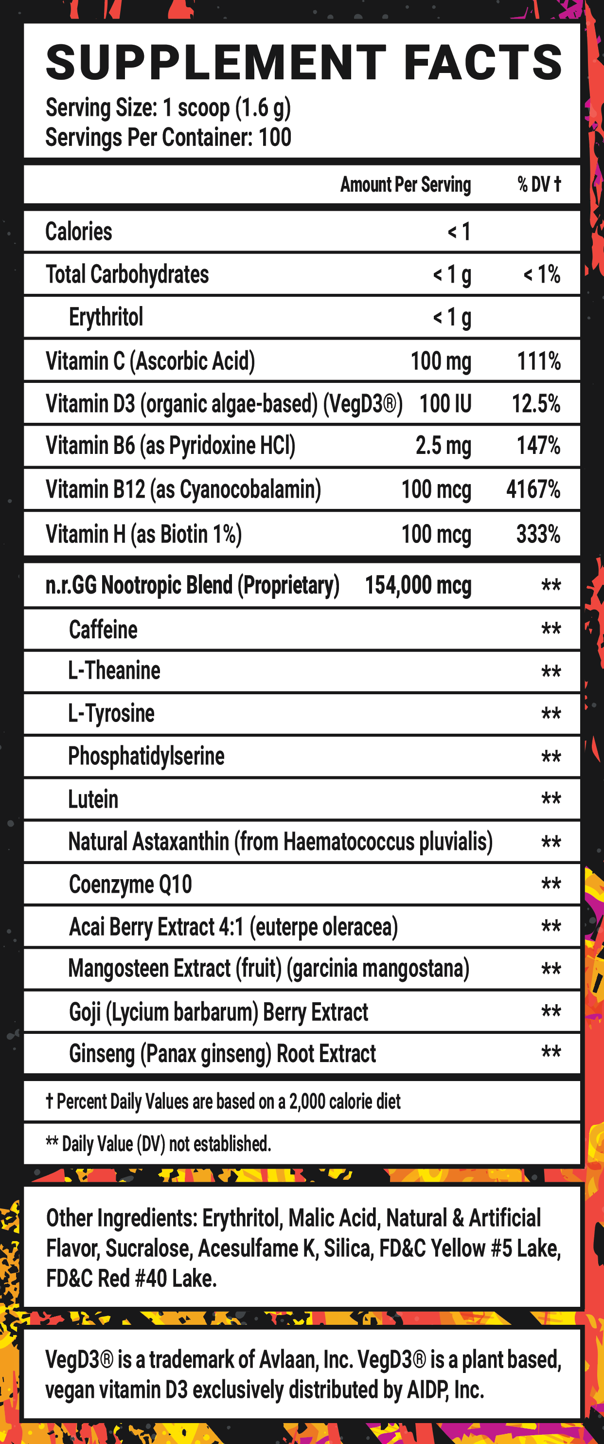 Mango Meta - 100 Servings View Supplement Facts