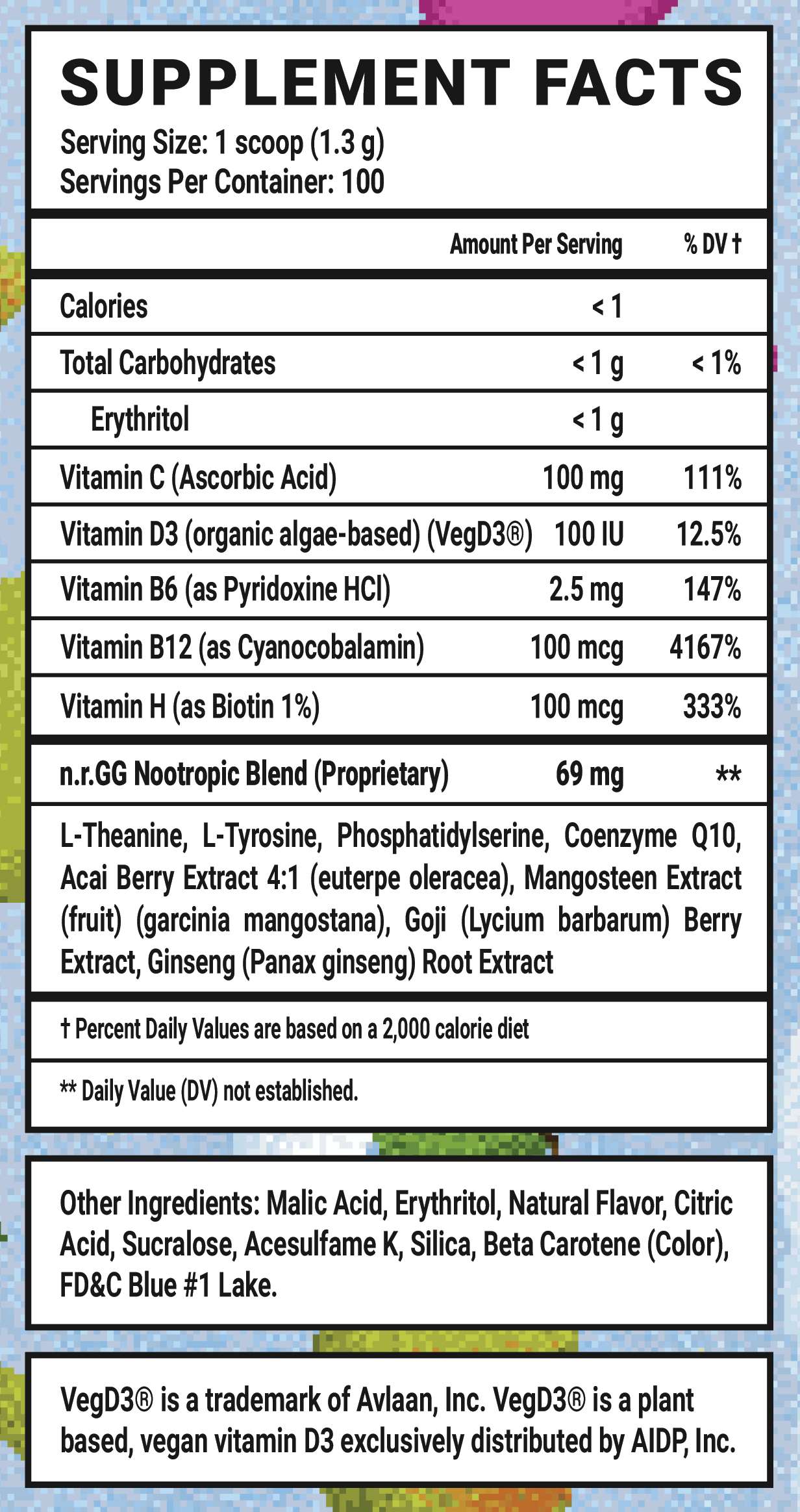 Sodapressed Despear Caffeine Free - 100 Servings Nährwertangaben anzeigen