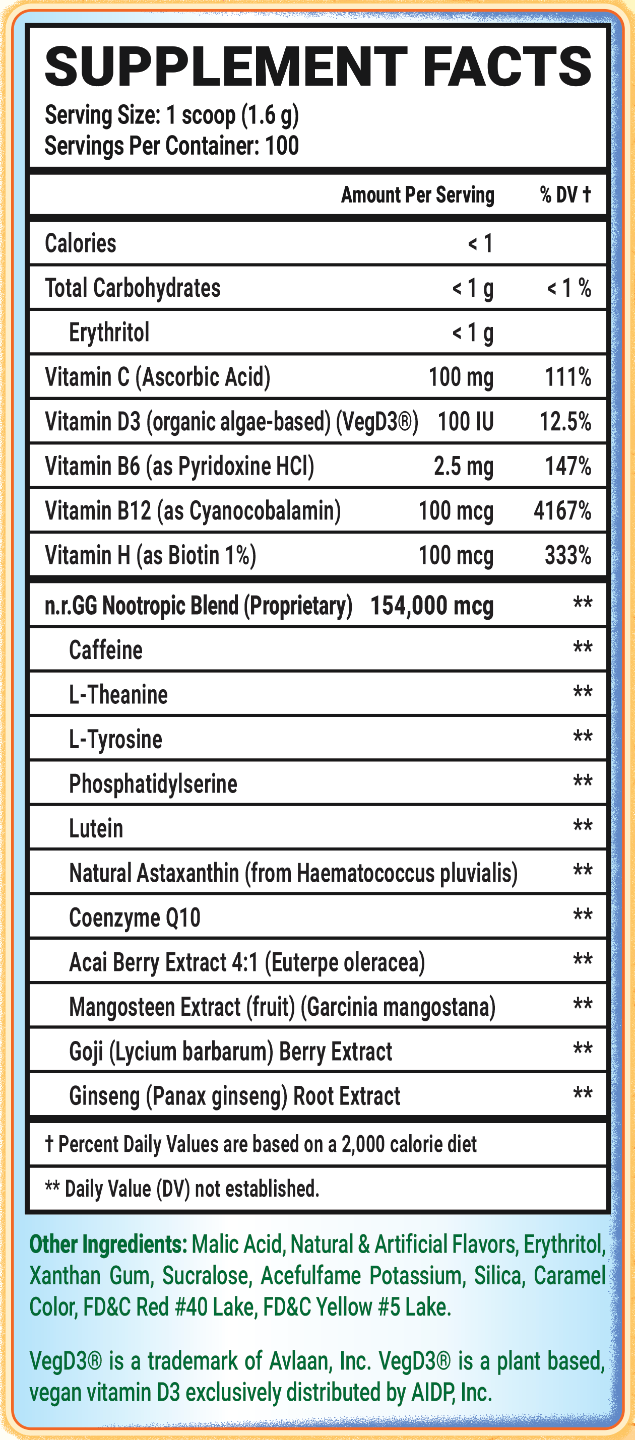 The Yogurt Effect - 100 Servings View Supplement Facts